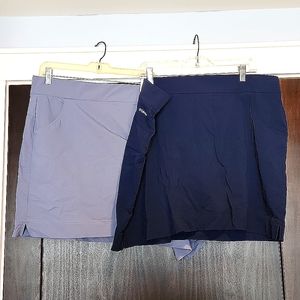Pair of Columbia plus size skorts